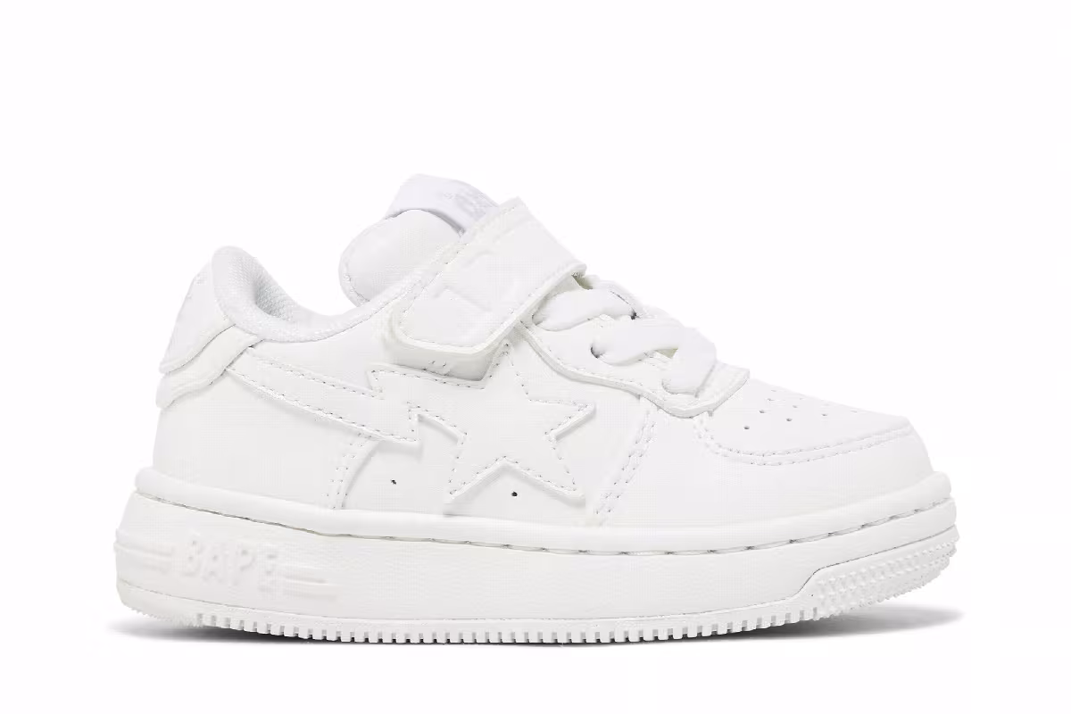 Bapesta #1 Kids White, view 2