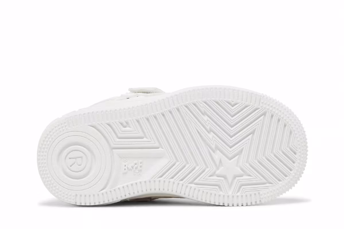 Bapesta #1 Kids White, view 5
