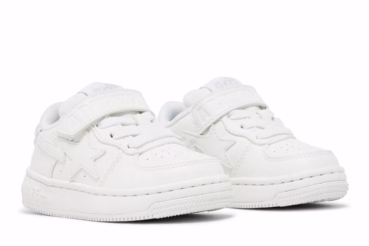 Bapesta #1 Kids White, view 9