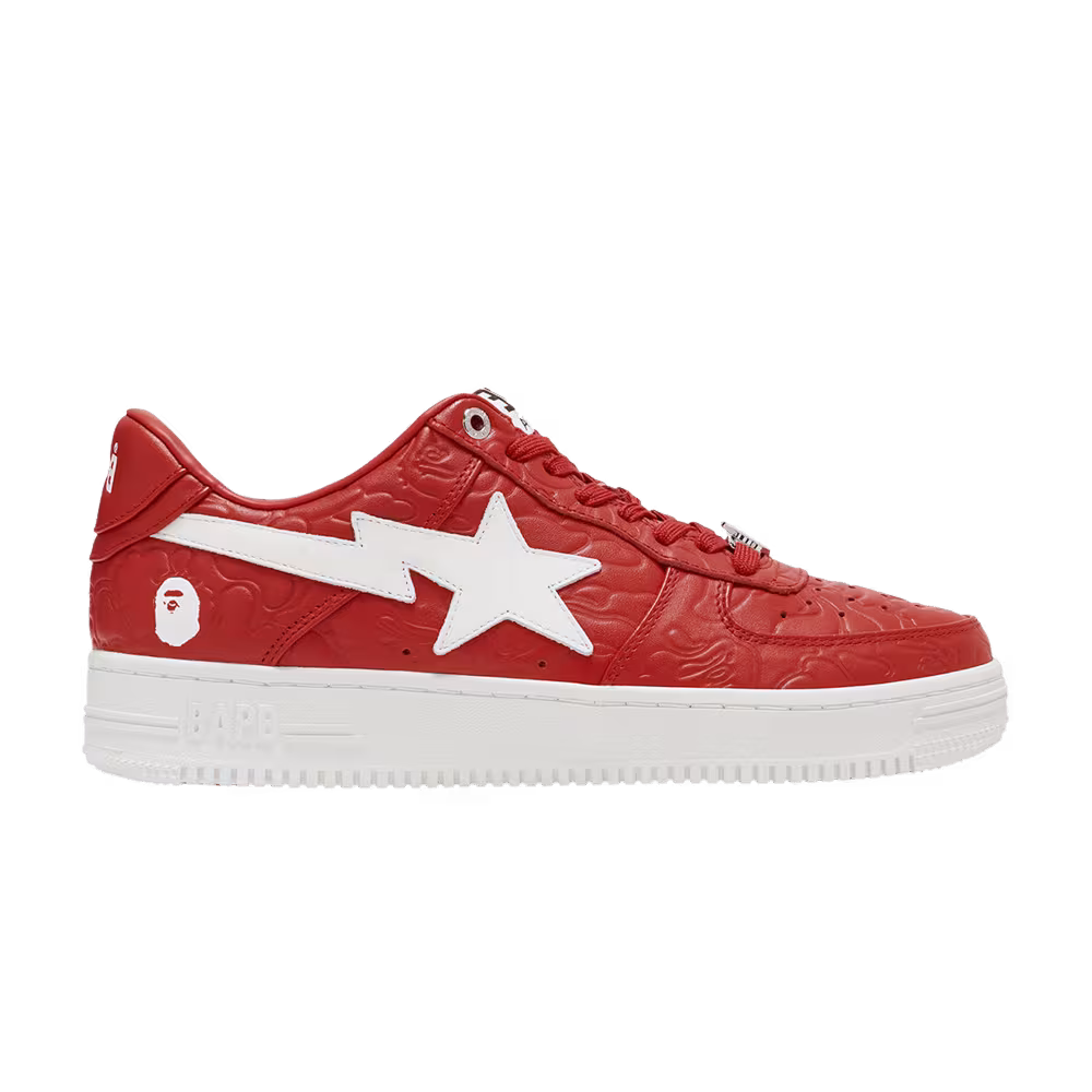 Women's Bapesta #3 Line Camo Red
