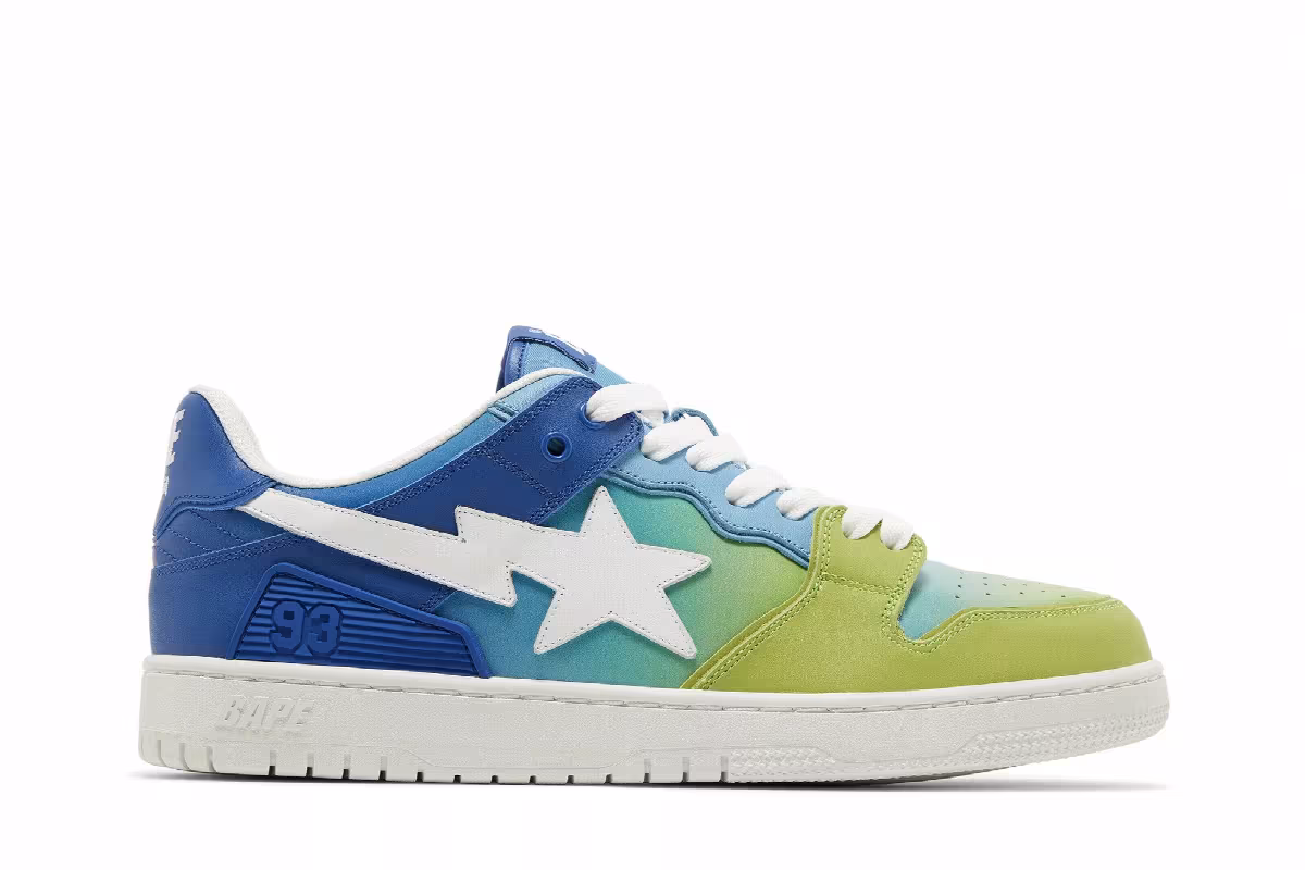 BAPE Sk8 Sta #1 M1 Blue, view 2