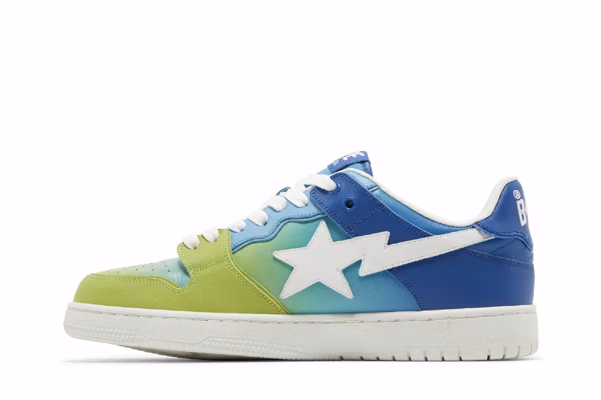 BAPE Sk8 Sta #1 M1 Blue, view 4