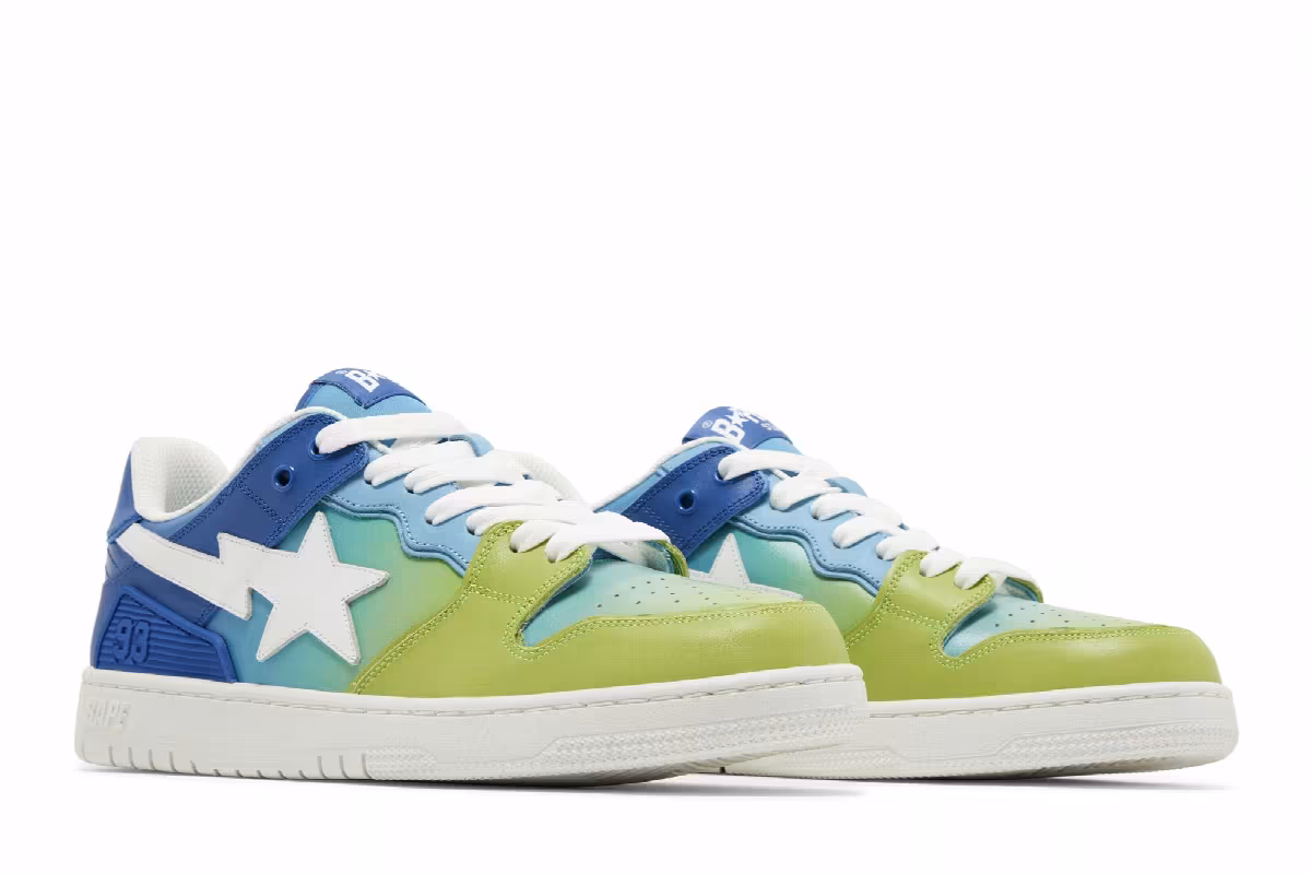 BAPE Sk8 Sta #1 M1 Blue, view 9