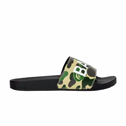 BAPE ABC Camo Slide 'Green Text'