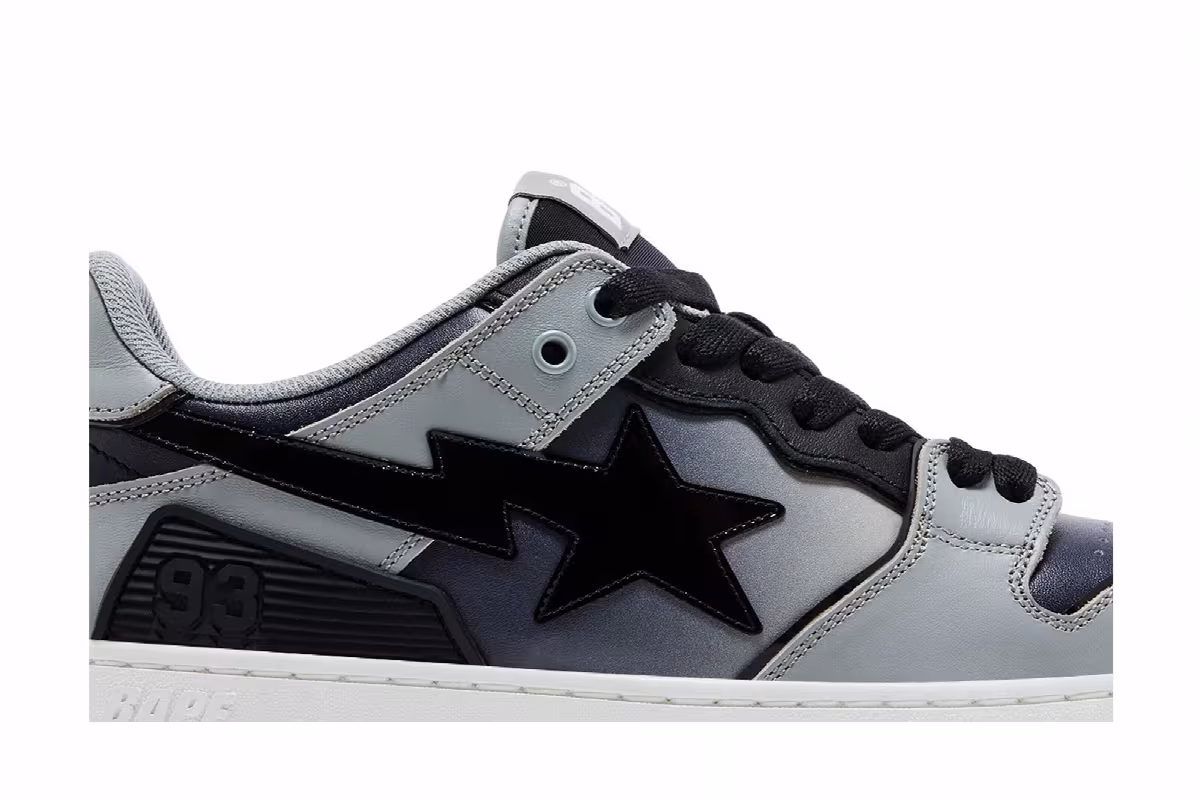 BAPE Sk8 Sta #5 Black Gradient, view 3
