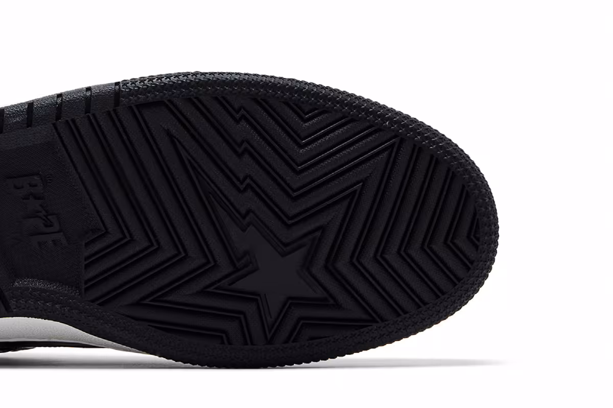 BAPE Sk8 Sta #5 Black Gradient, view 6