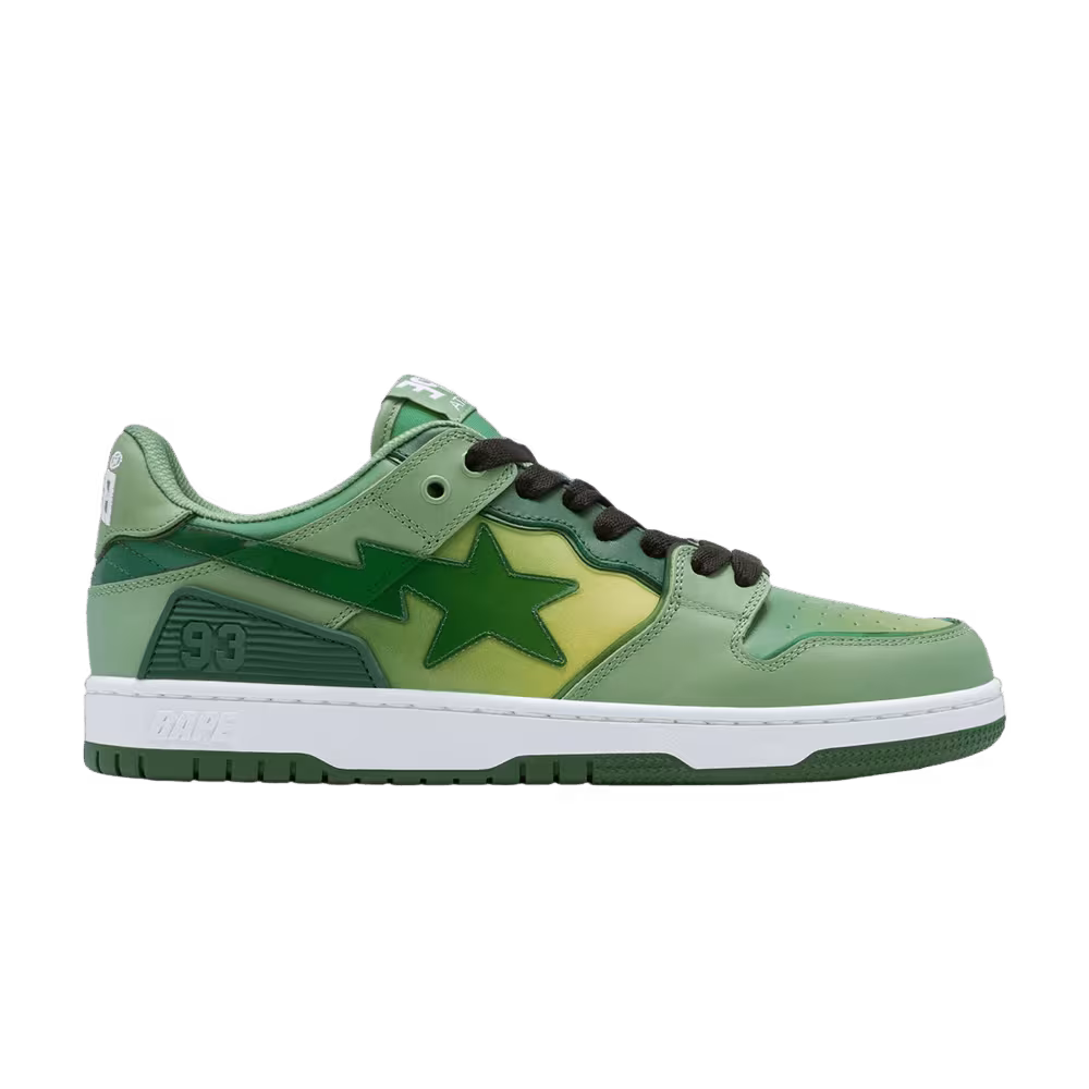 BAPE Sk8 Sta #5 Green Gradient