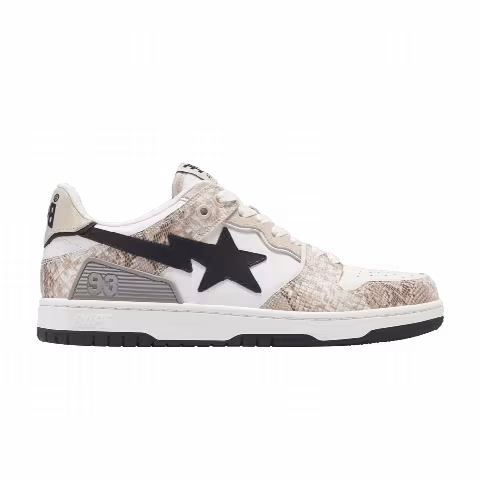 BAPE Wmns Sk8 Sta #1 'Beige Snakeskin'