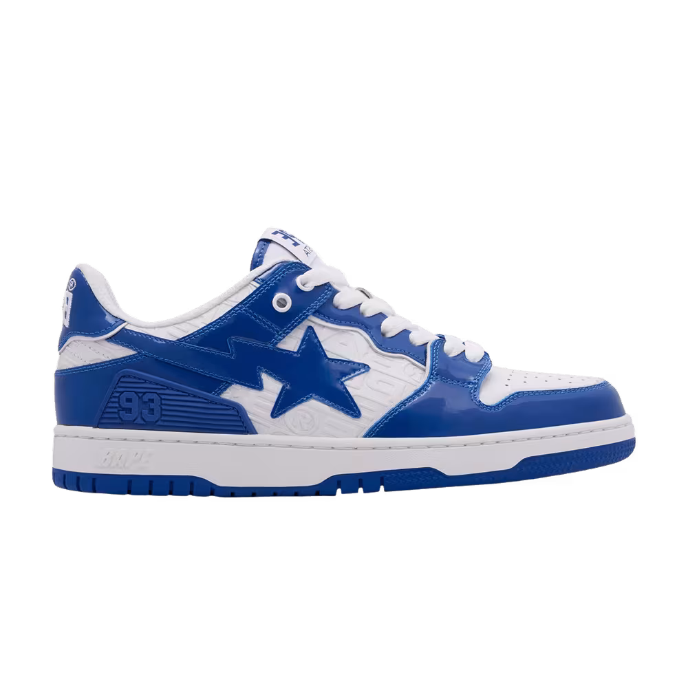 BAPE Women's Sk8 Sta #5 Luxury Sport Monogram - Blue