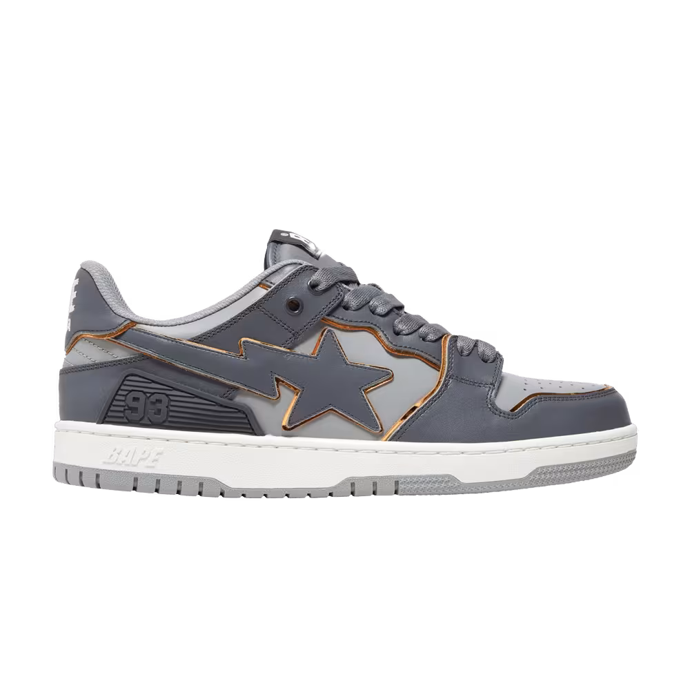 BAPE Sk8 Sta #3 L Gray Gold