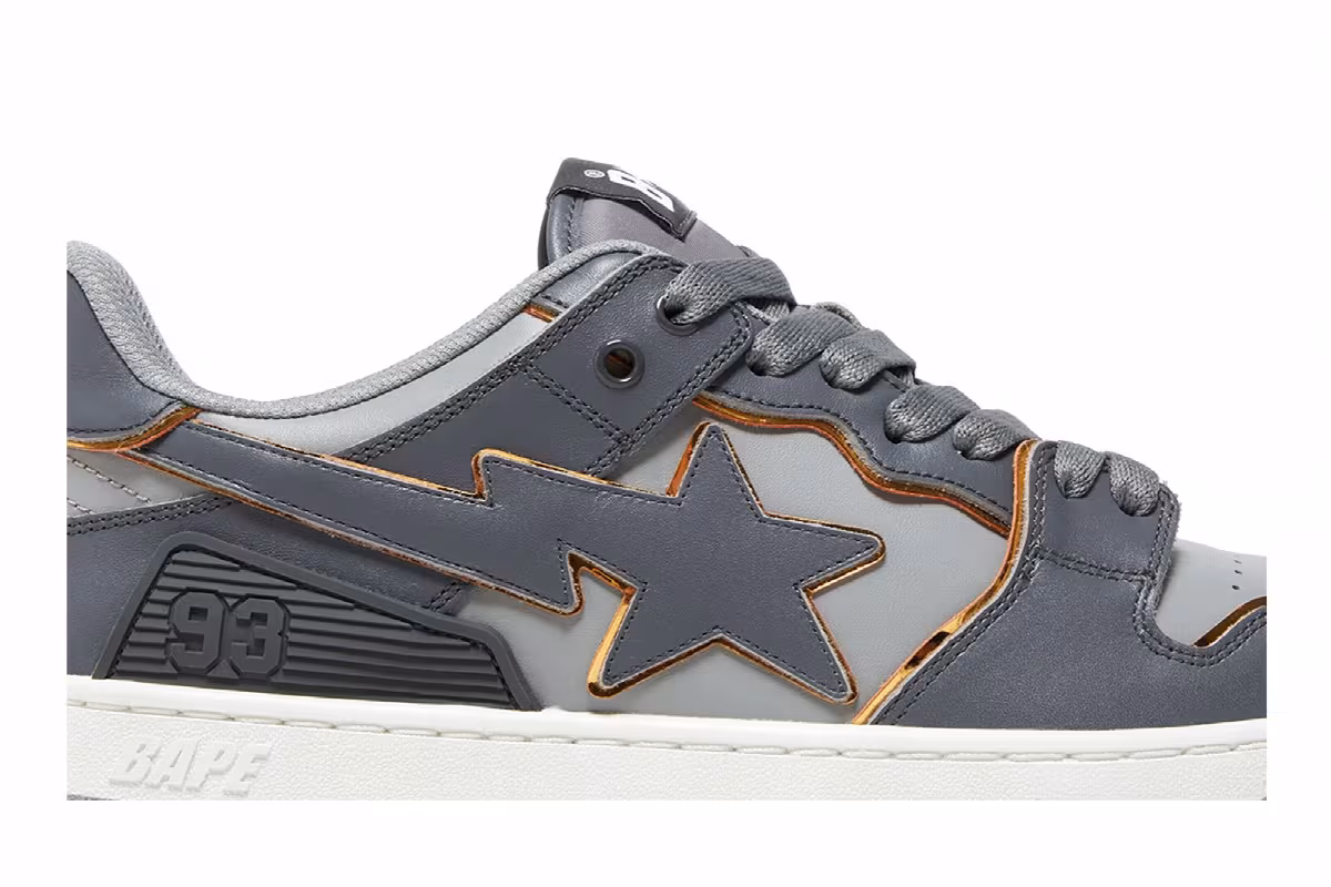 BAPE Sk8 Sta #3 L Gray Gold, view 3