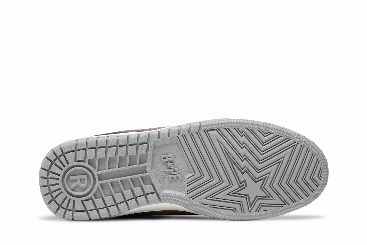 BAPE Sk8 Sta #3 L Gray Gold, view 5