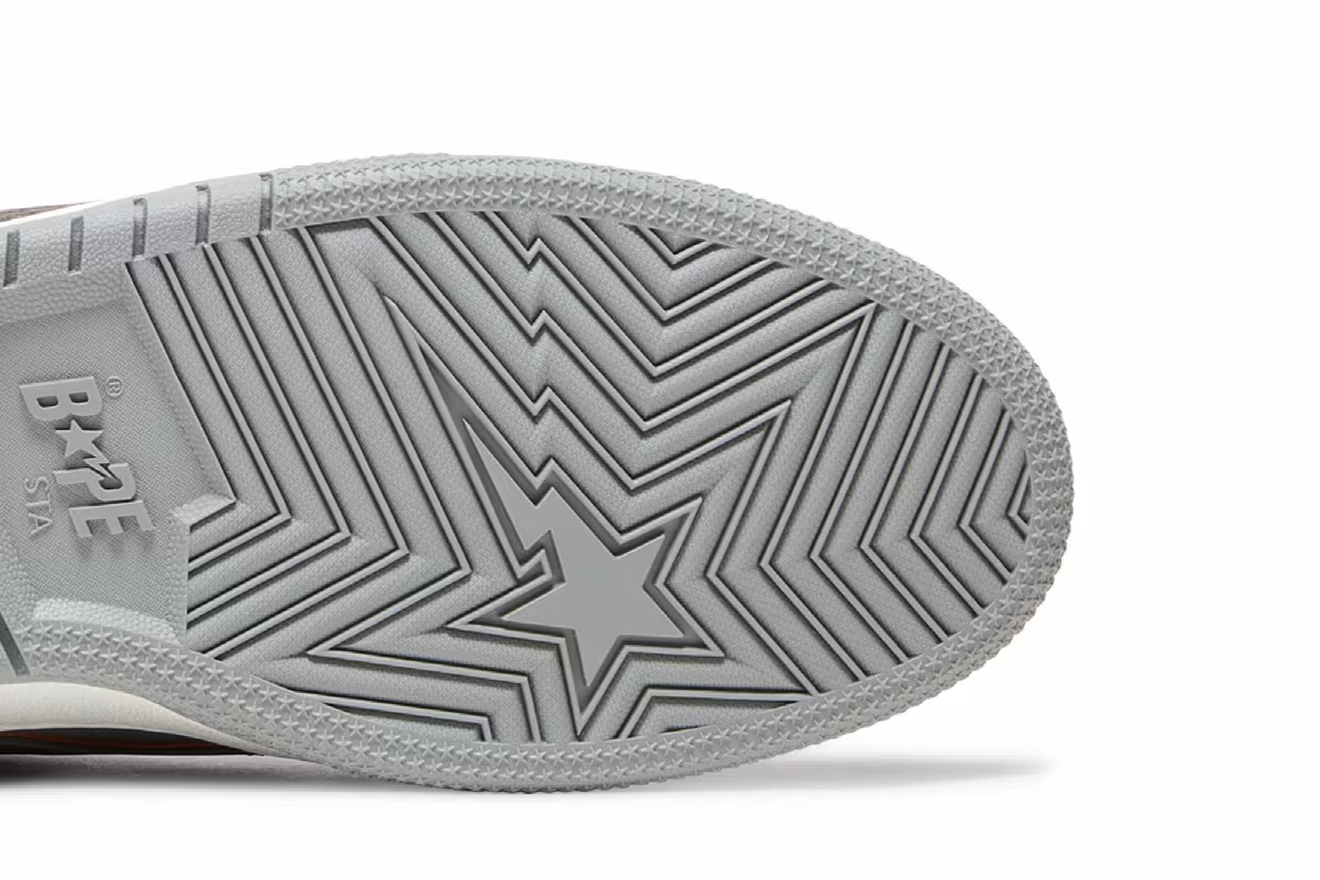 BAPE Sk8 Sta #3 L Gray Gold, view 6