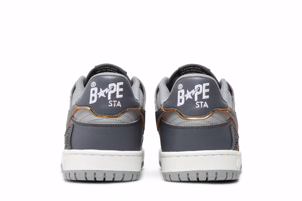 BAPE Sk8 Sta #3 L Gray Gold, view 7