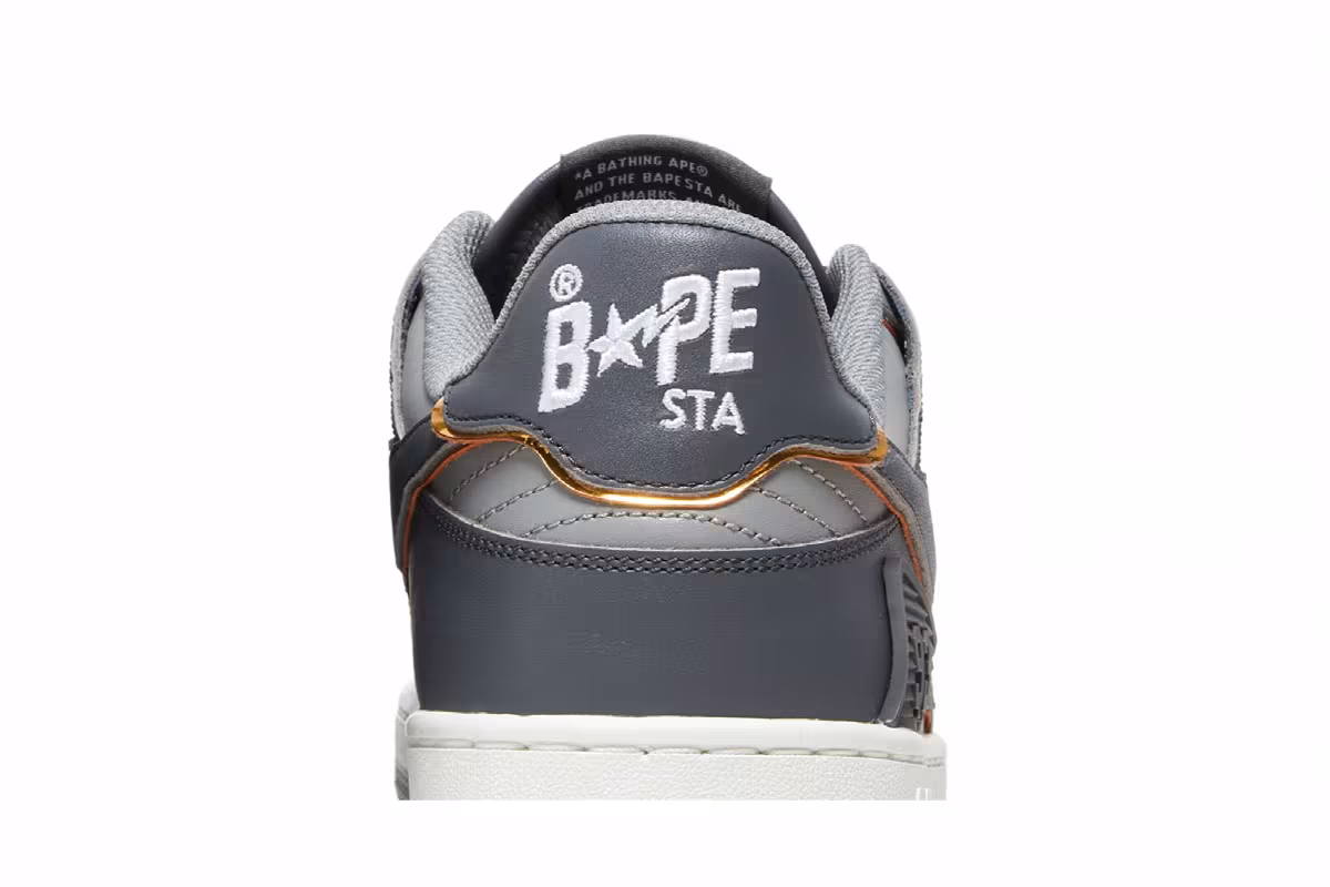 BAPE Sk8 Sta #3 L Gray Gold, view 8