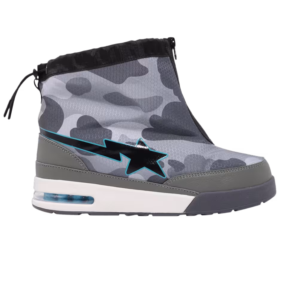 BAPE Honeycomb Camo Zip Roadsta Grey