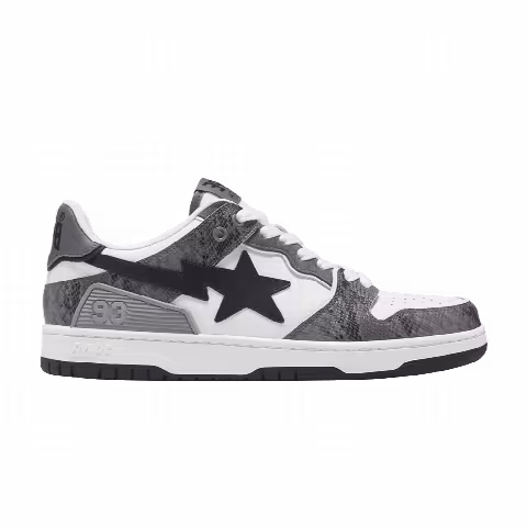 BAPE Wmns Sk8 Sta #1 'Black Snakeskin'