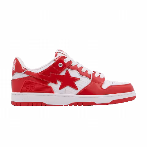 BAPE Wmns Sk8 Sta #5 'Luxury Sport Monogram - Red'