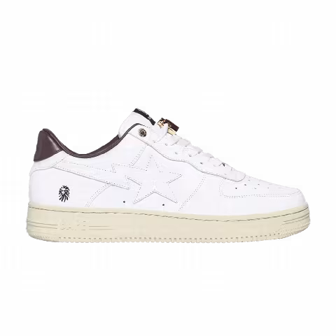 BAPE BLACK x Bapesta 'White Maroon Green'