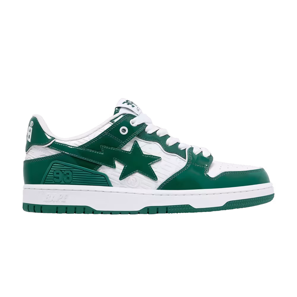 BAPE Women's Sk8 Sta #5 Luxury Sport Monogram - Green