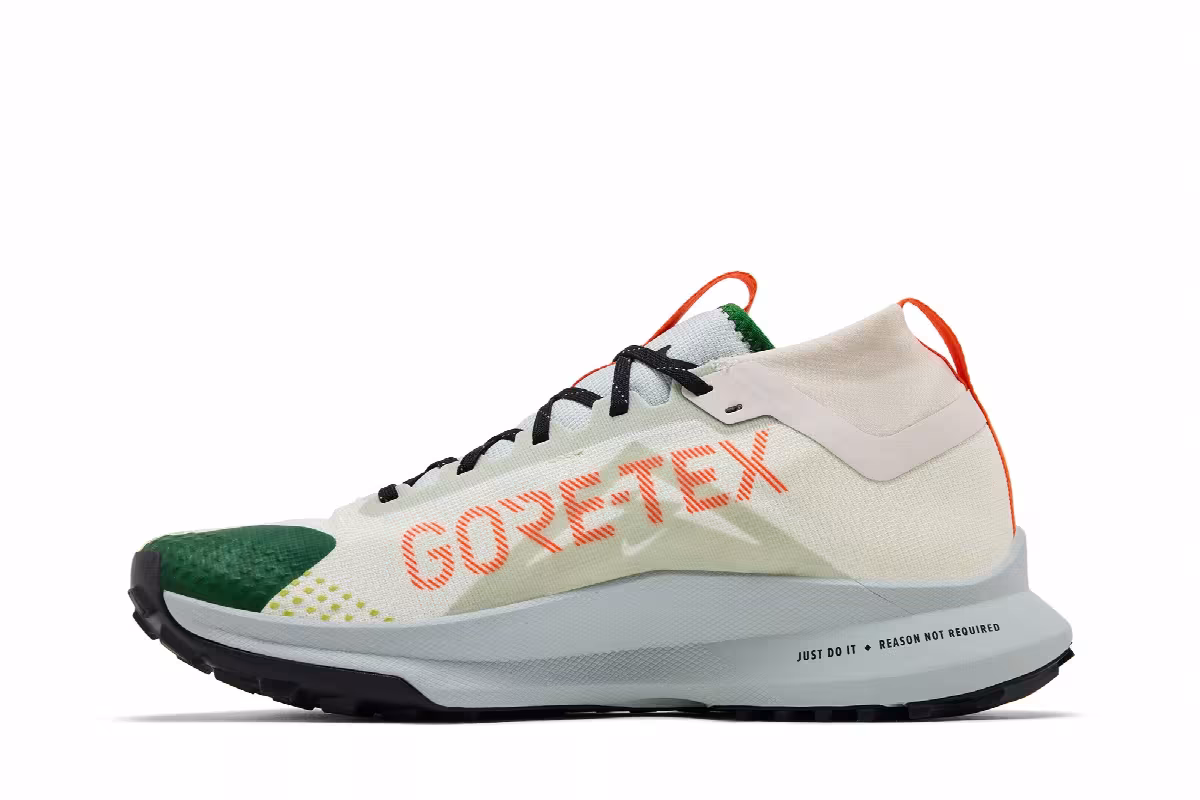 Nike React Pegasus Trail 4 GORE-TEX Coconut Milk Cactus Green, view 4