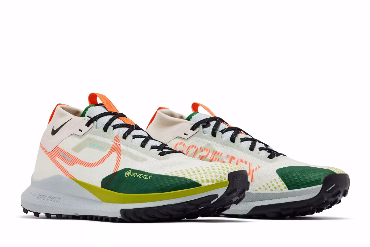 Nike React Pegasus Trail 4 GORE-TEX Coconut Milk Cactus Green, view 9