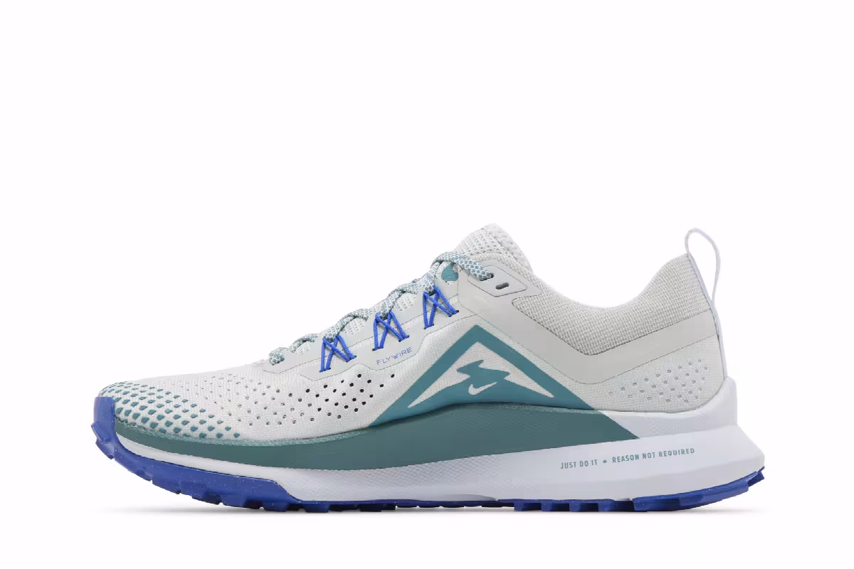 Nike Pegasus Trail 4 Light Silver Mineral Teal, view 4