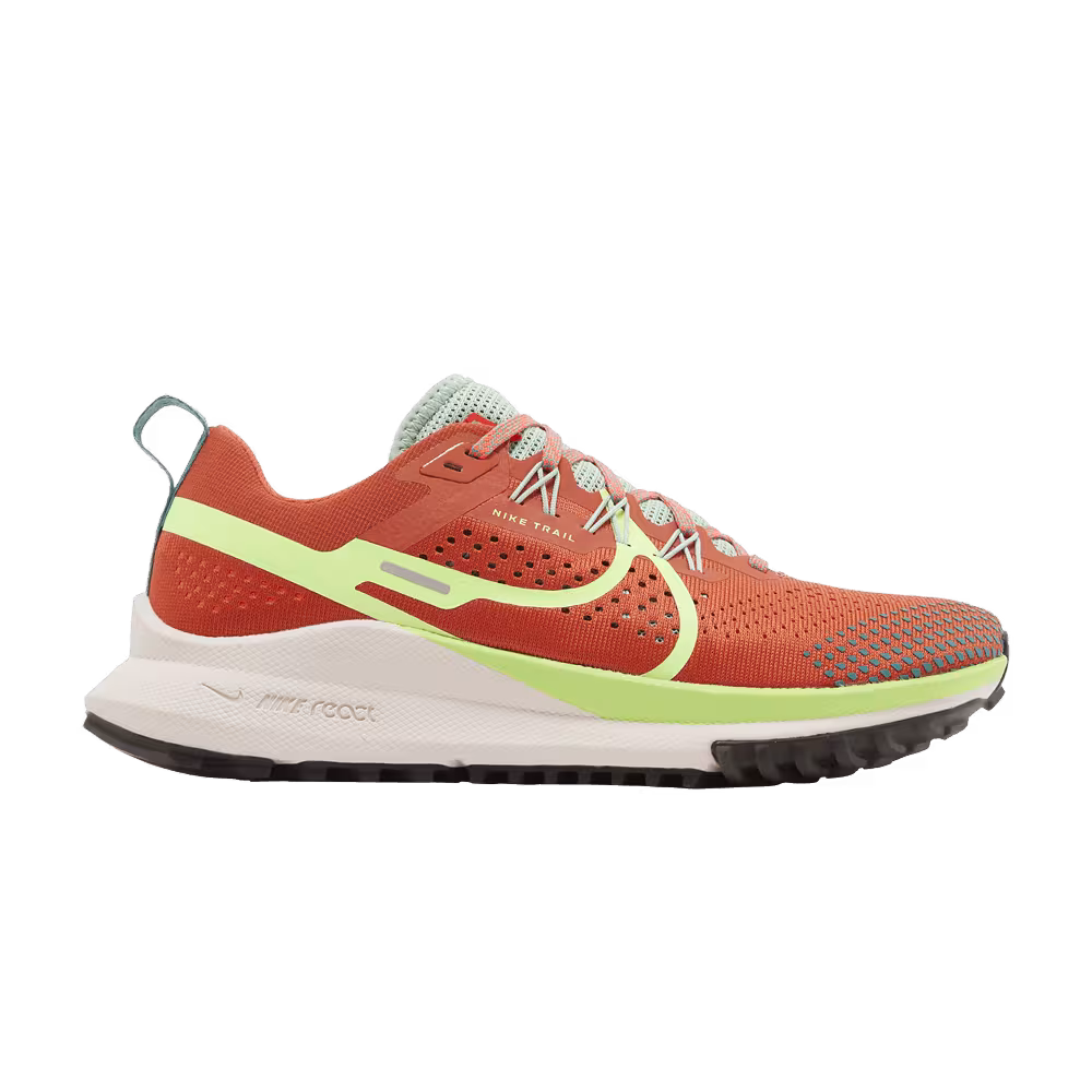 Nike Women's React Pegasus Trail 4 Mantra Orange Ghost Green