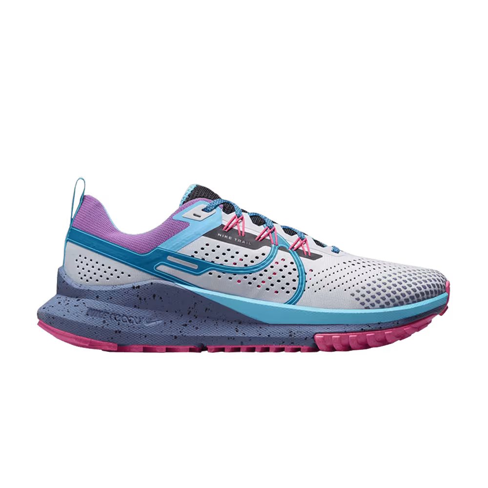 Nike Women's React Pegasus Trail 4 SE Pure Platinum Baltic Blue