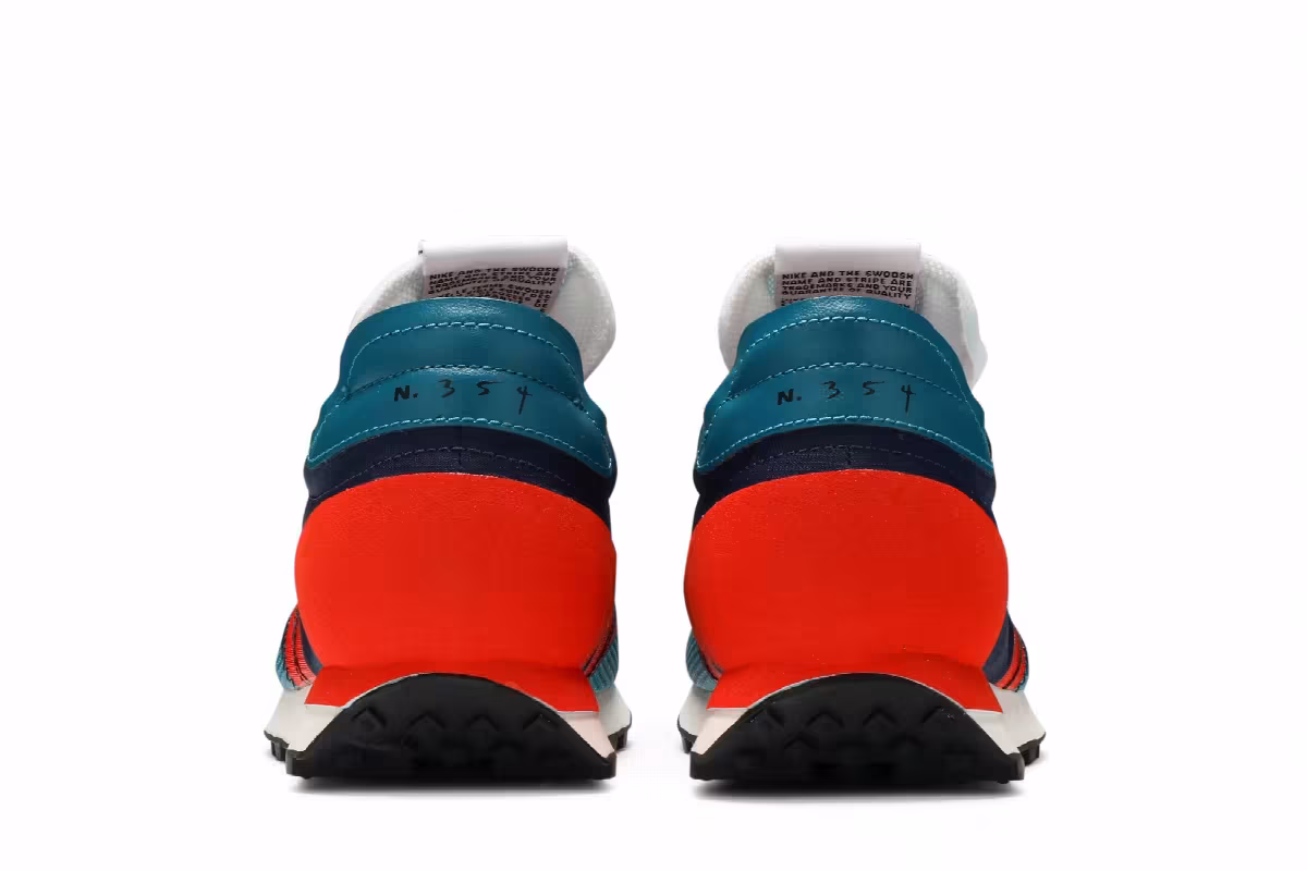 Nike Daybreak Type SE Midnight Navy Team Orange, view 7