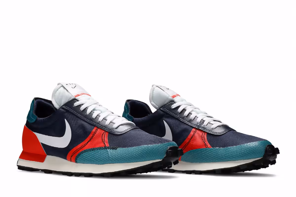 Nike Daybreak Type SE Midnight Navy Team Orange, view 9