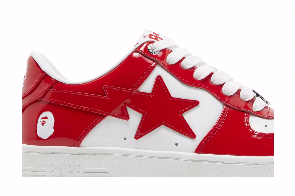 Bapesta #5 Red, view 3