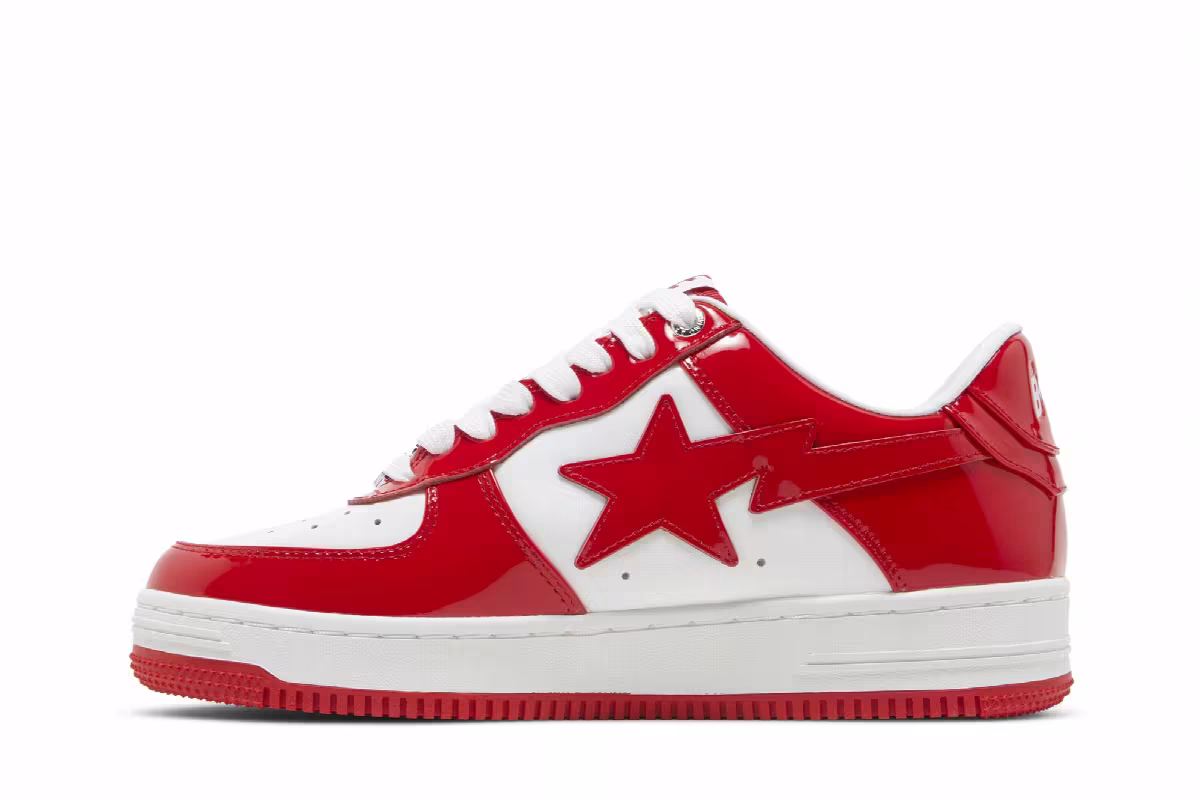 Bapesta #5 Red, view 4