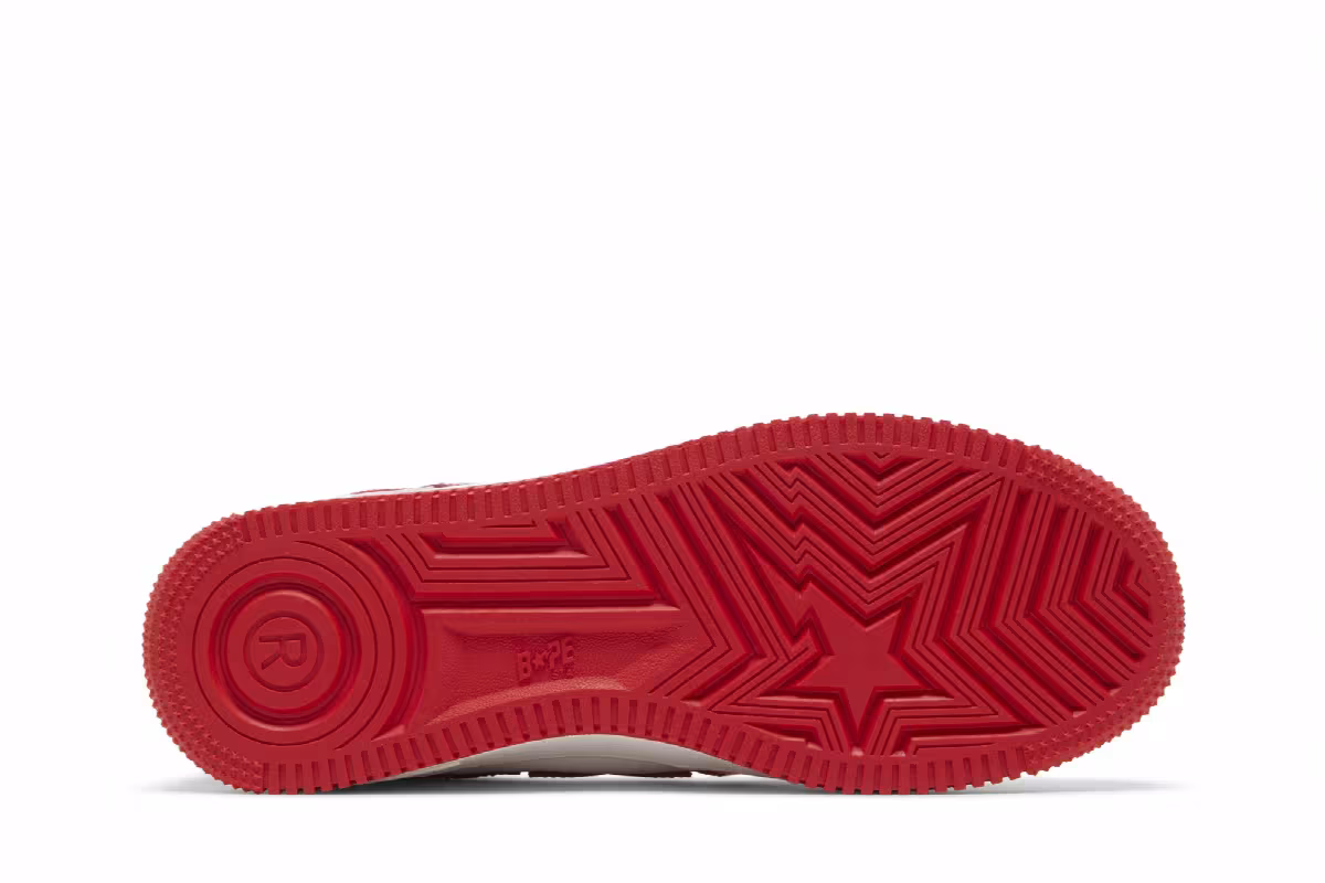Bapesta #5 Red, view 5