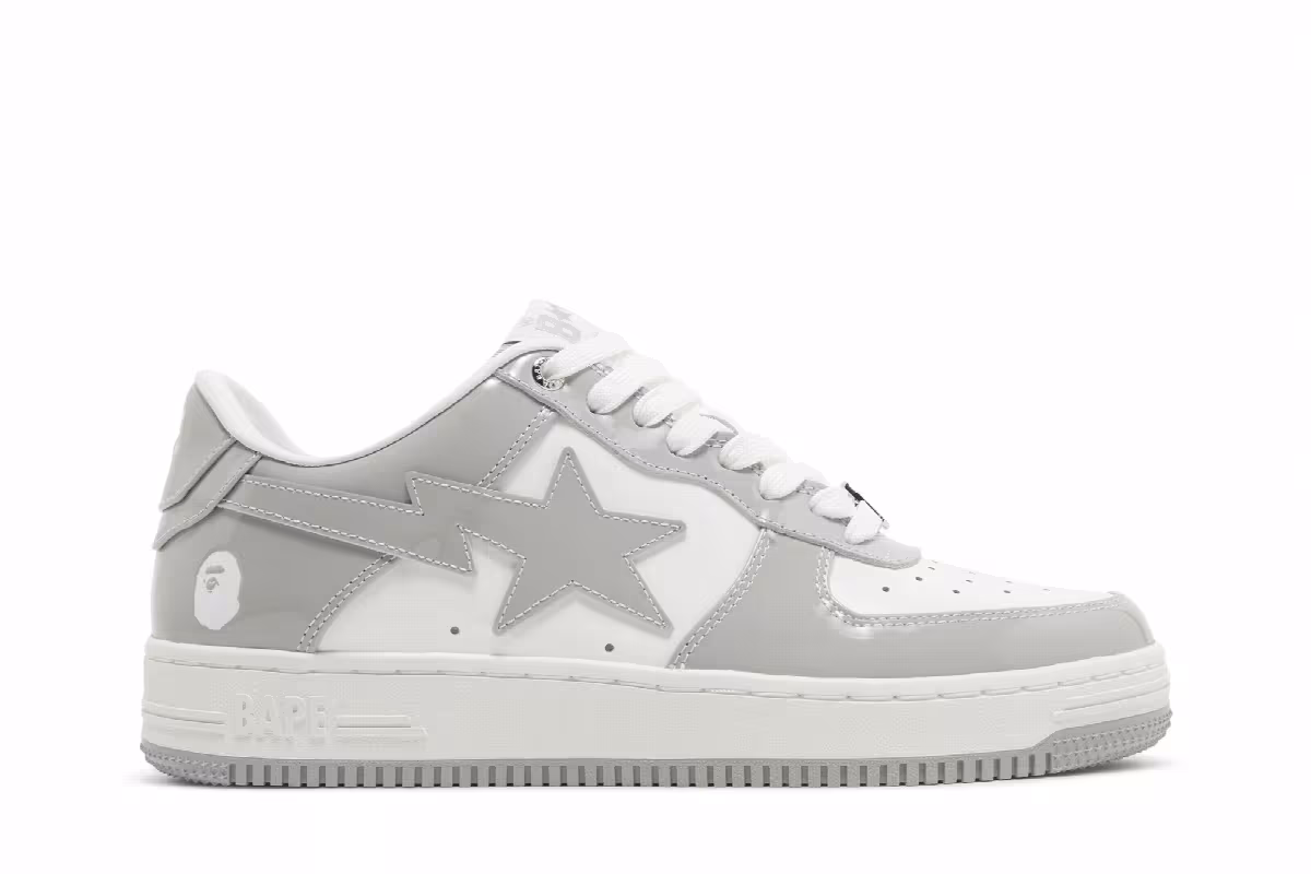 Bapesta #5 Light Grey, view 2