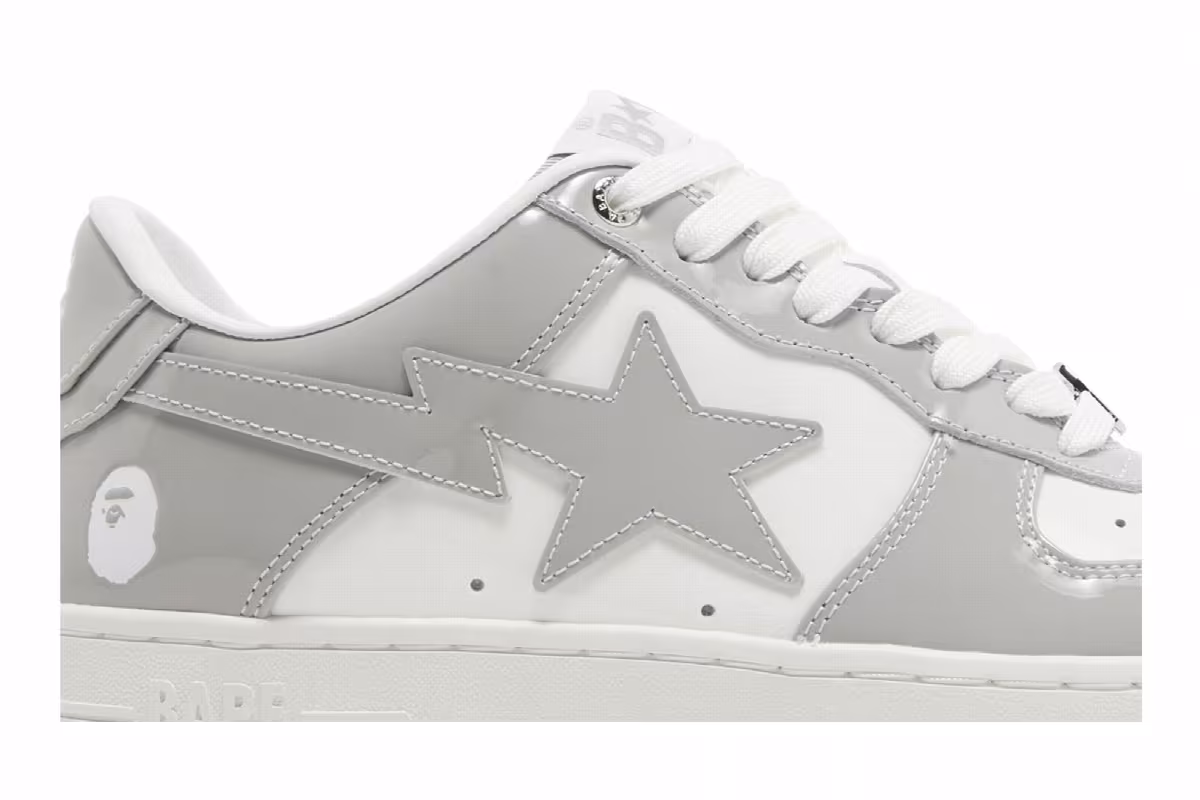 Bapesta #5 Light Grey, view 3