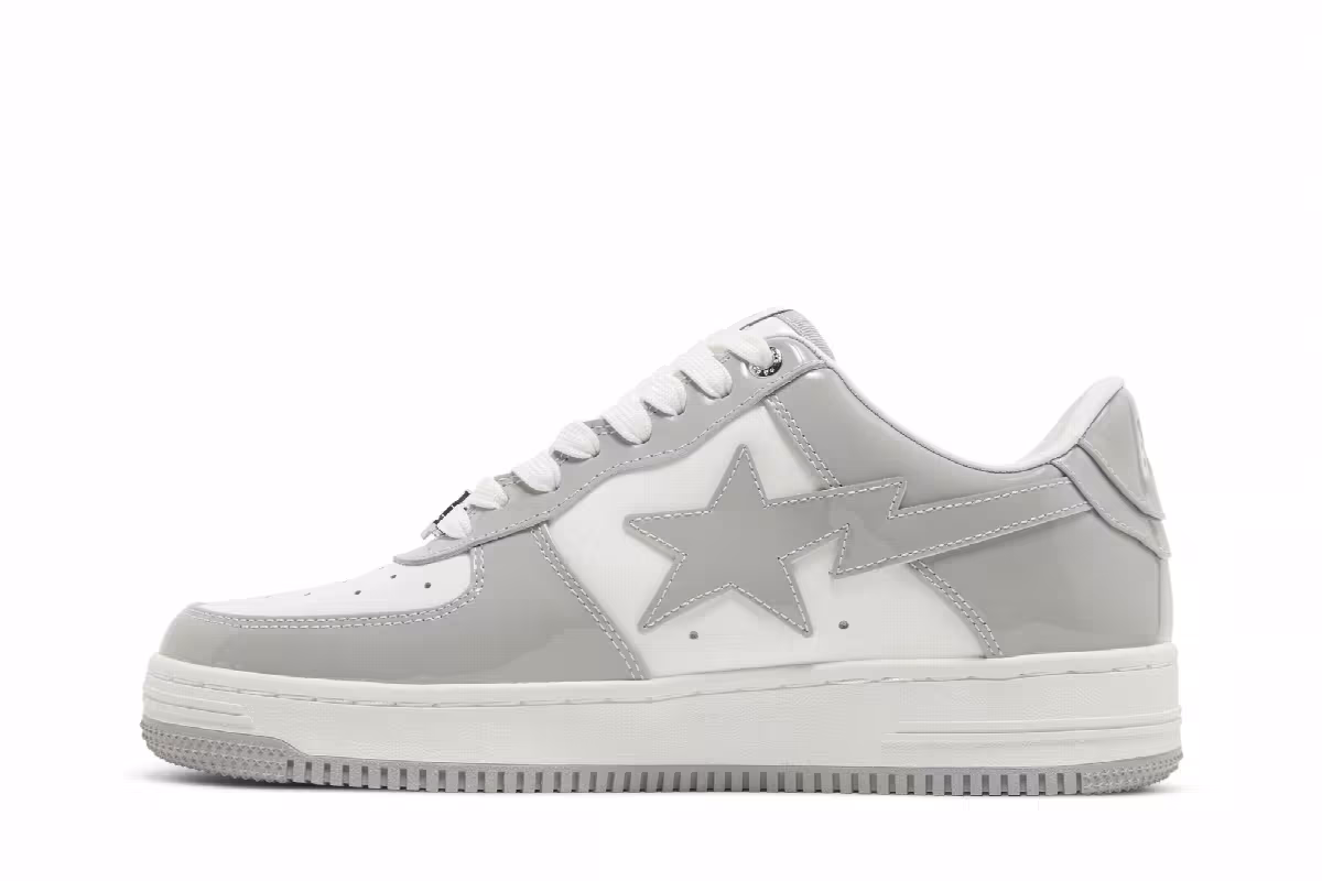 Bapesta #5 Light Grey, view 4