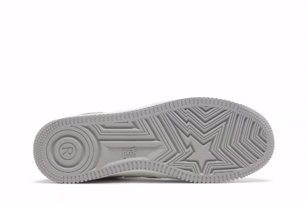 Bapesta #5 Light Grey, view 5