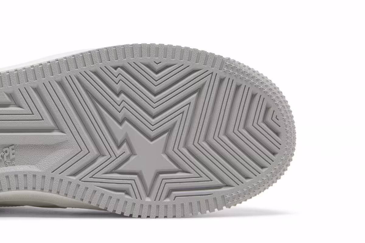 Bapesta #5 Light Grey, view 6