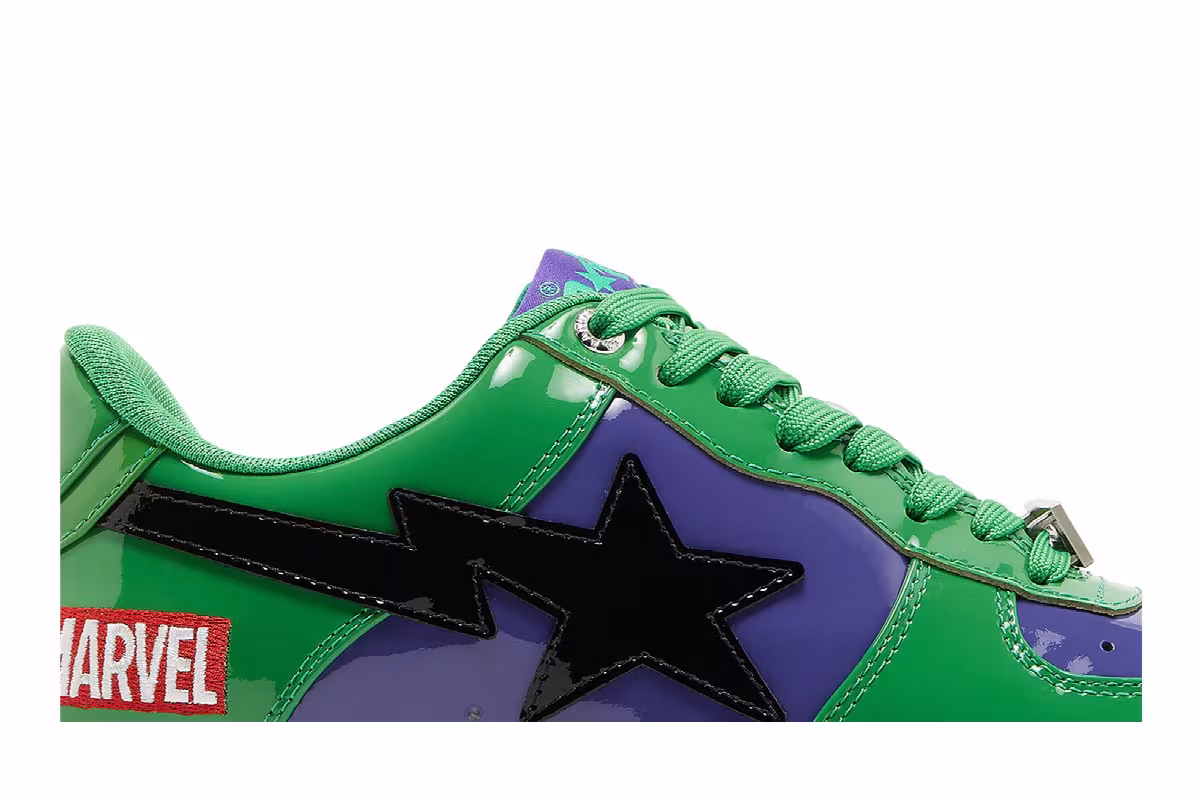 Marvel x Bapesta Hulk, view 3
