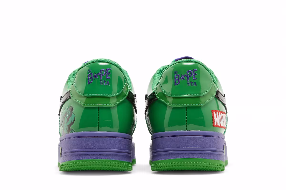 Marvel x Bapesta Hulk, view 7