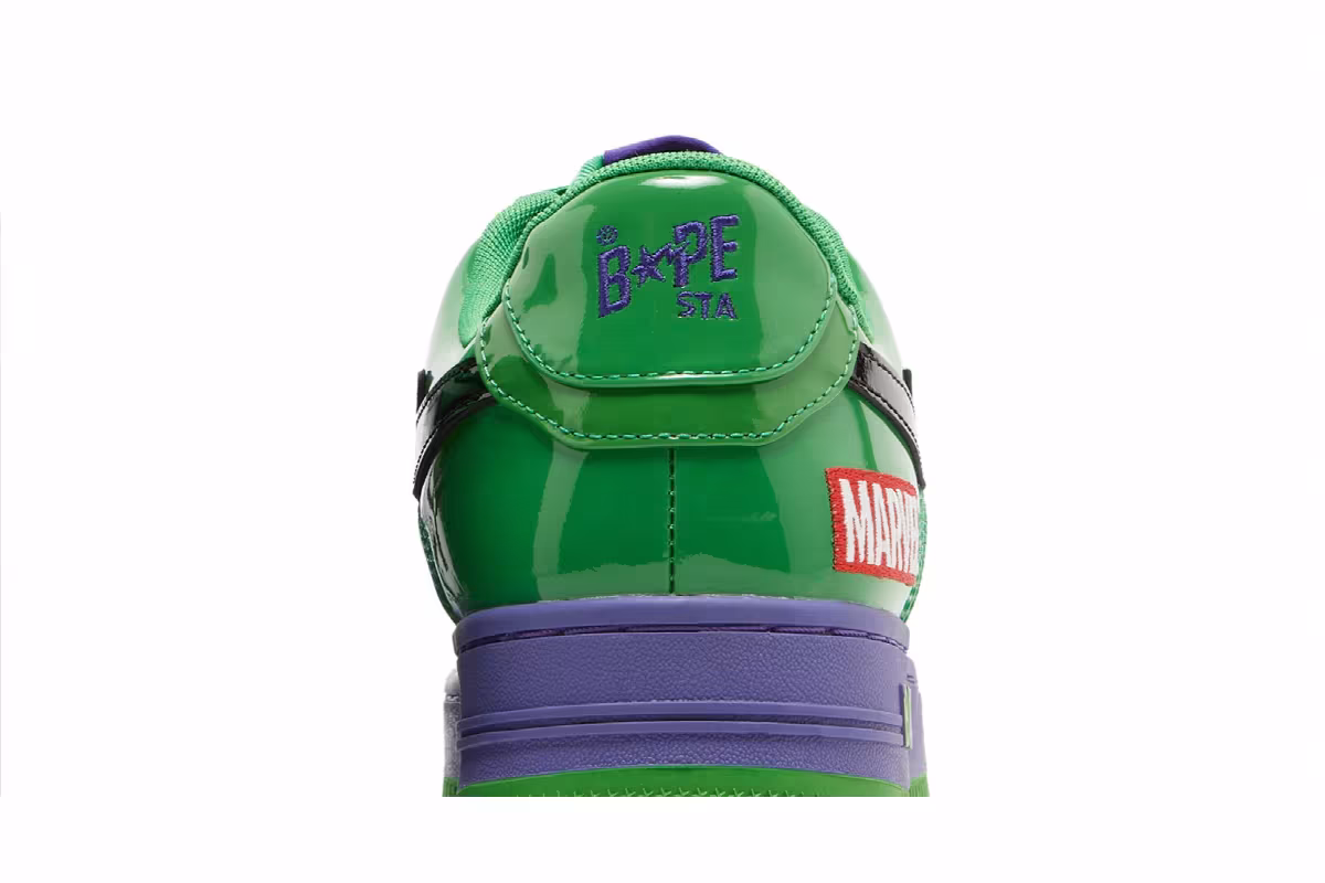 Marvel x Bapesta Hulk, view 8