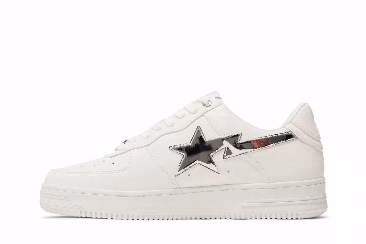 GOAT x Bapesta M2 White, view 4