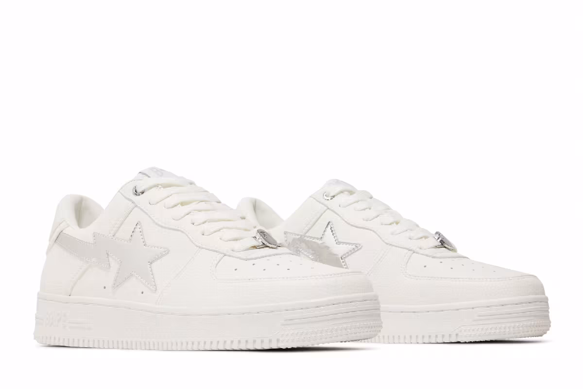 GOAT x Bapesta M2 White, view 9