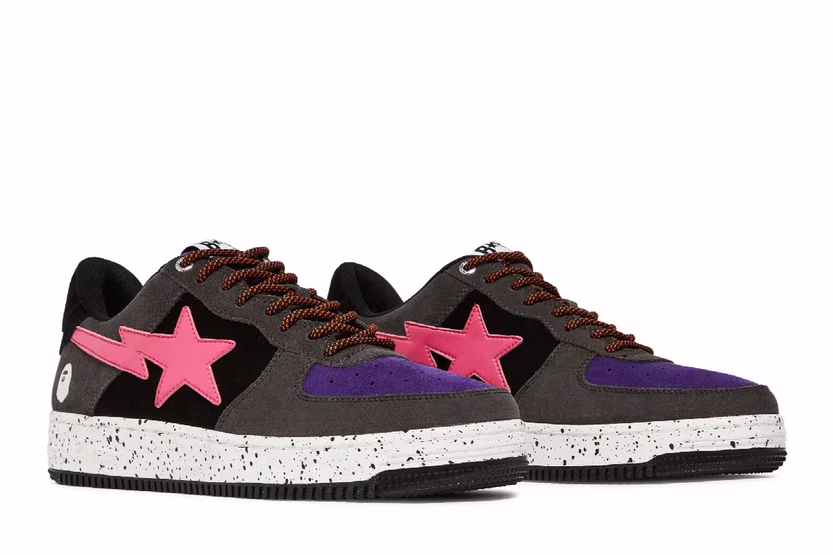 Bapesta #2 Black Pink, view 9
