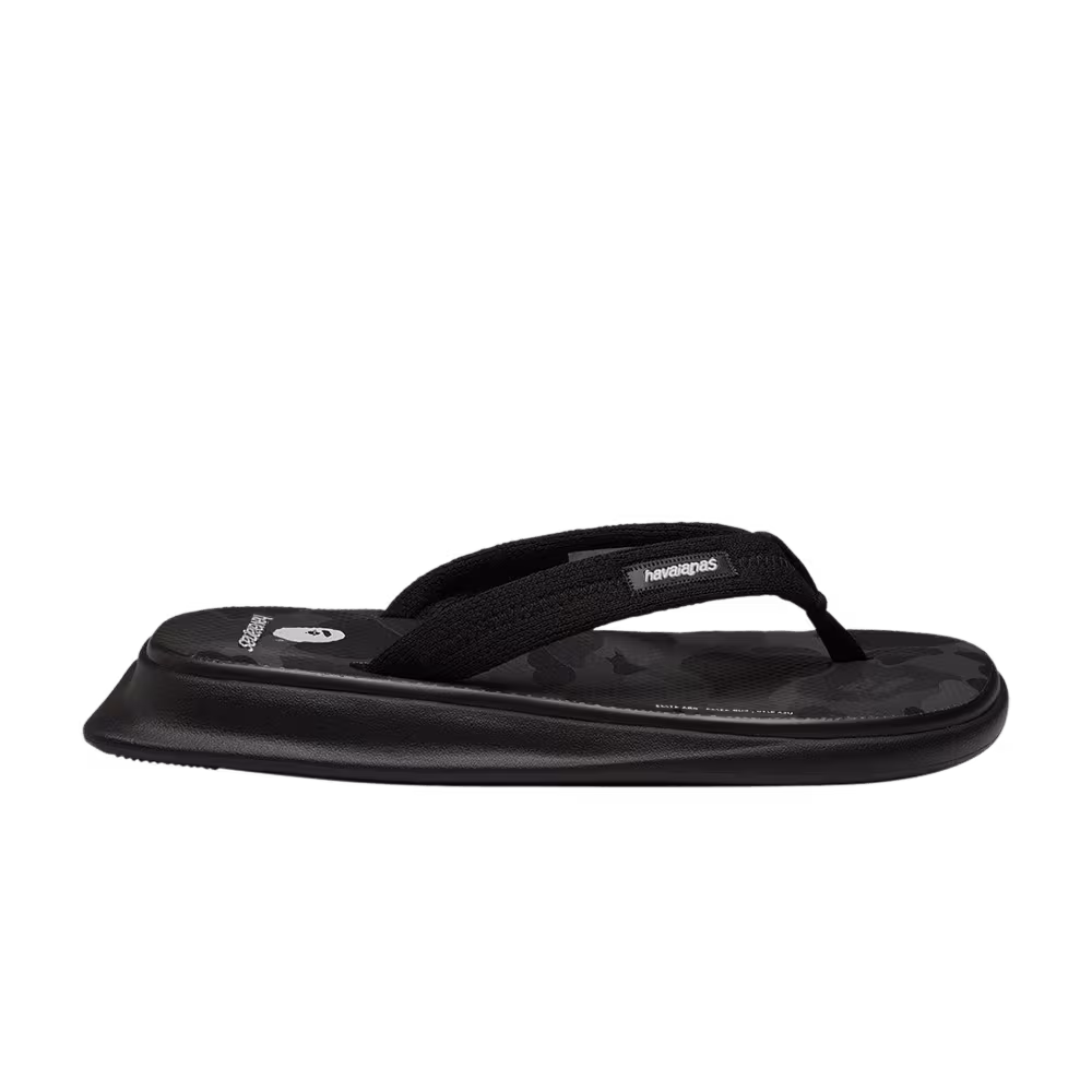 BAPE x Havaianas Tradi Zori Flip Flops Black Camo