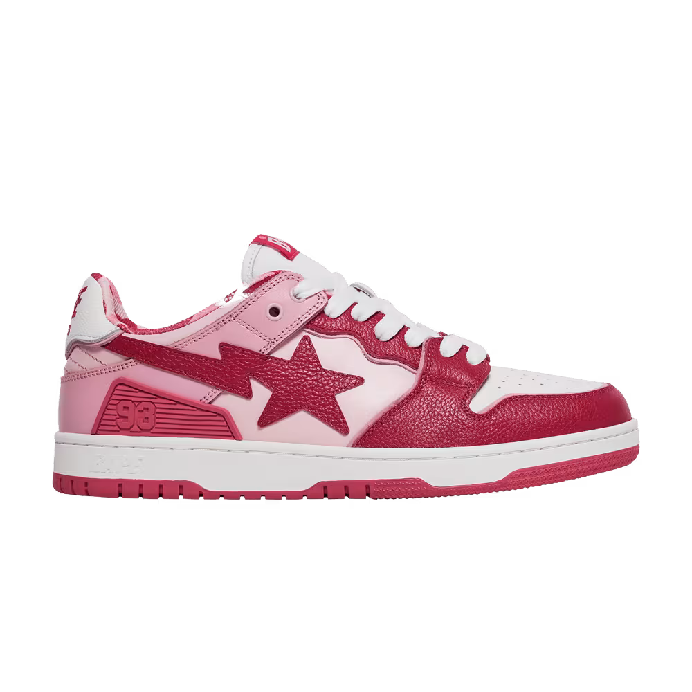 BAPE Sk8 Sta #2 ABC Camo - Red