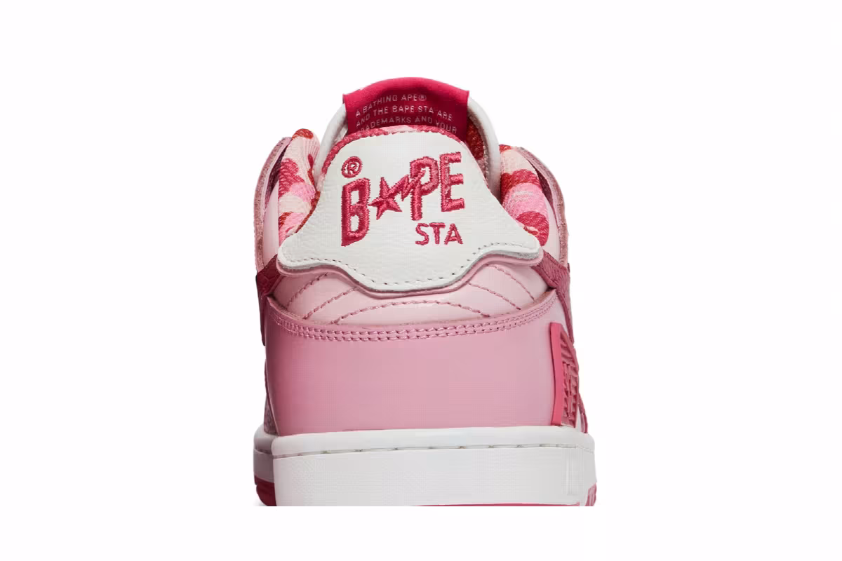 BAPE Sk8 Sta #2 ABC Camo - Red, view 8