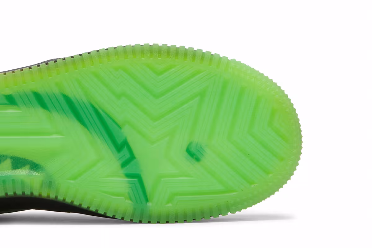 Razer x Bapesta Low M2 Neon Camo, view 6