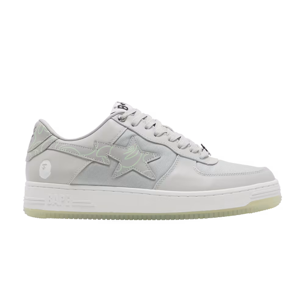 Bapesta Text Code Camo - Grey